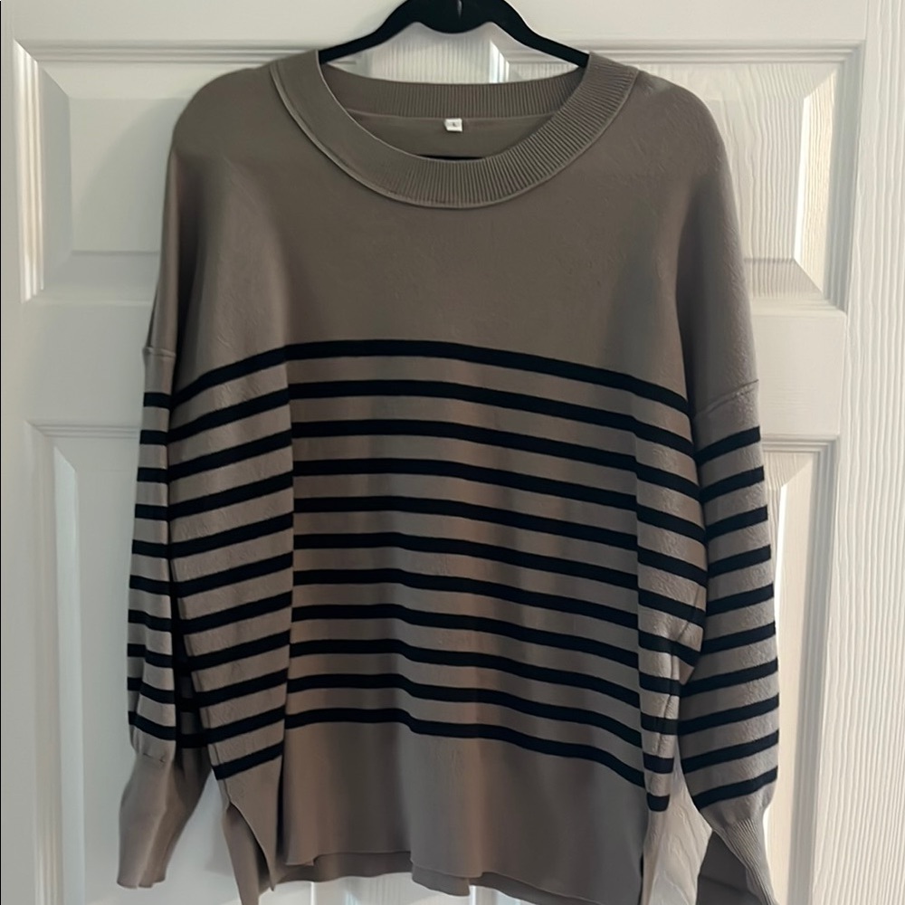 Striped Oversized Sweater